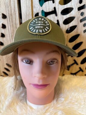 The Classic Olive Green Patch Baseball Cap